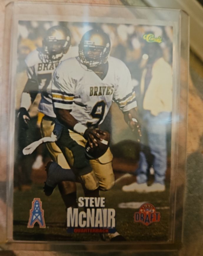 1995 Classic NFL Draft #3 Steve McNair Rookie RC — front