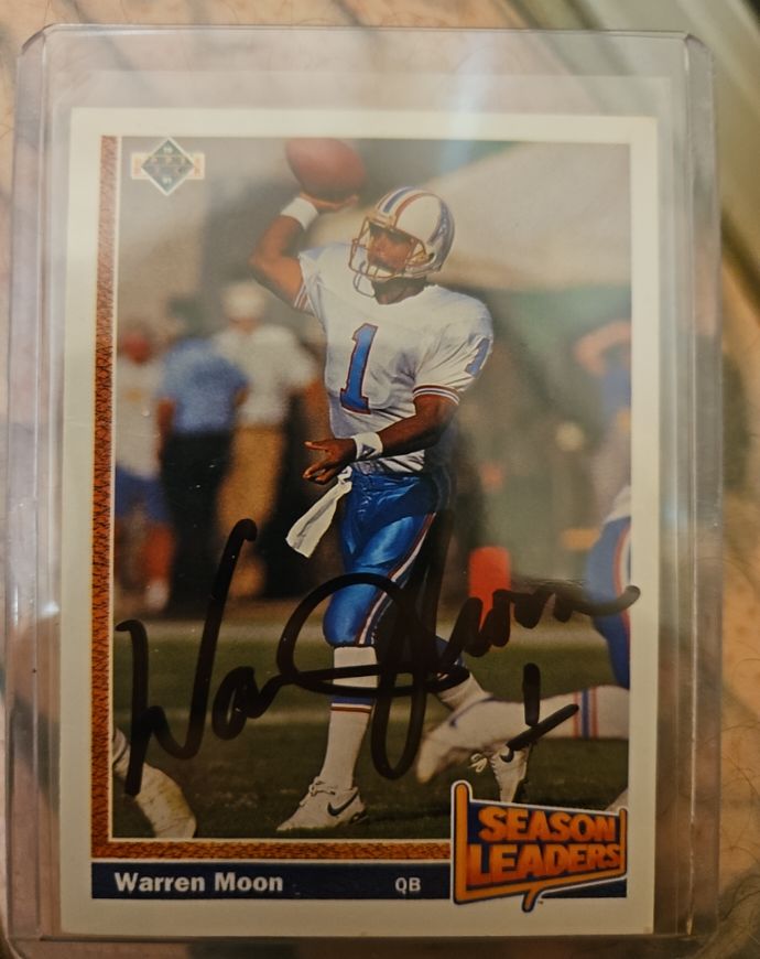 1991 Upper Deck #256 Warren Moon — front
