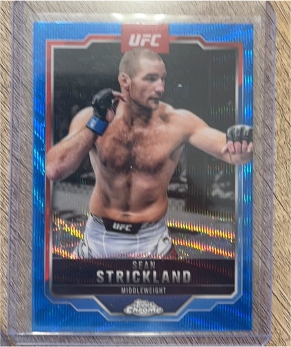 2025 Topps Chrome UFC #74 Sean Strickland — front