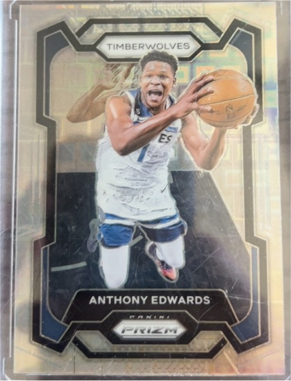 2023-24 Panini Prizm #108 Anthony Edwards — front
