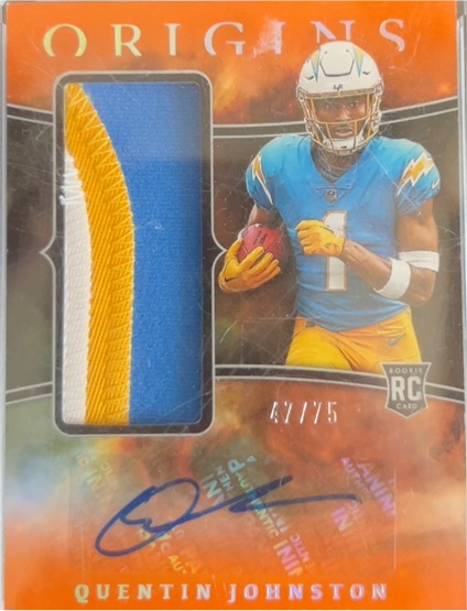 2023 Panini Origins #RJJA-QJ Quentin Johnston — front