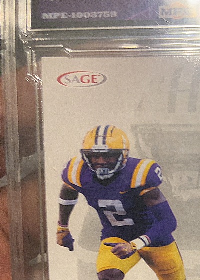 2022 SAGE Artistry Football #2 LSU Tigers Player — front