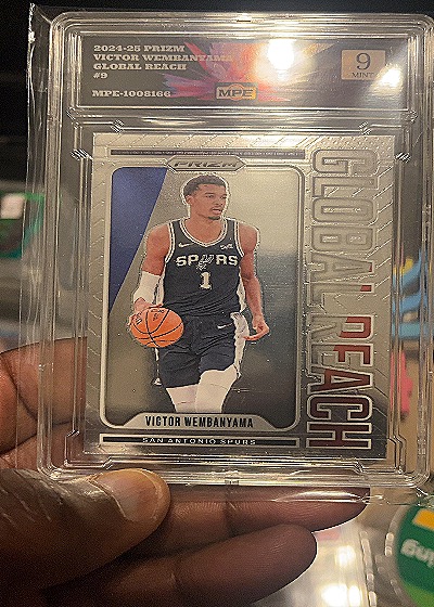 2024-25 Panini Prizm #9 Victor Wembanyama Global Reach — front