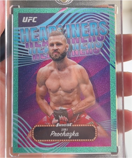 2024 Topps Finest UFC #HDL-9 Jiri Prochazka Headliners — front