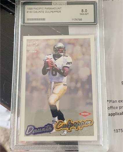 1999 Pacific Paramount #130 Daunte Culpepper — front