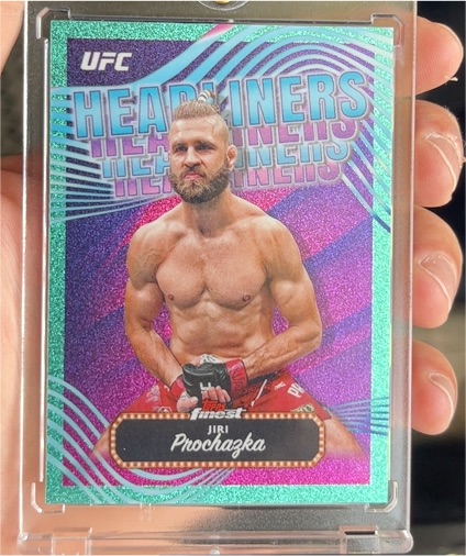 2021 Panini UFC Finest Headliners #HEADLINERS Jiri Prochazka — front