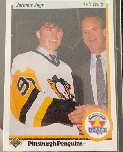 1990 Upper Deck #91 Jaromir Jagr — front