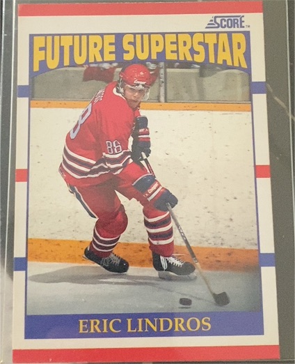 1990 Score #86 Eric Lindros — front