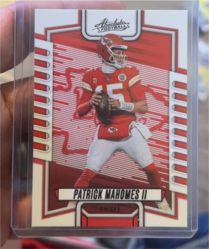 2021 Absolute Football #15 Patrick Mahomes II — front