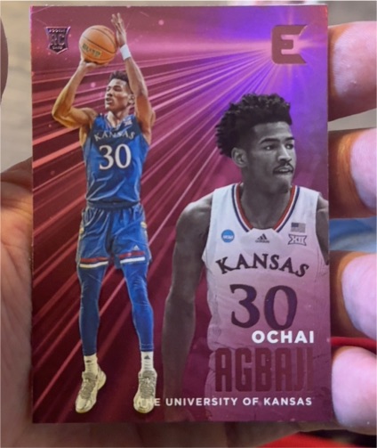 2021 Panini Essentials #E Ochai Agbaji — front
