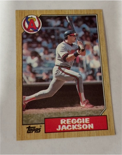 1987 Topps #300 Reggie Jackson — front