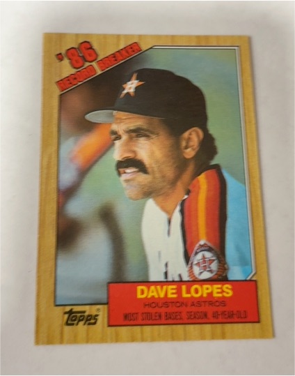 1986 Topps #86 Dave Lopes — front