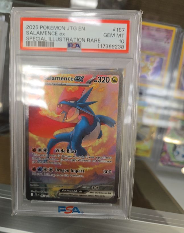 2025 Pokémon JTG #187 Salamence ex — front