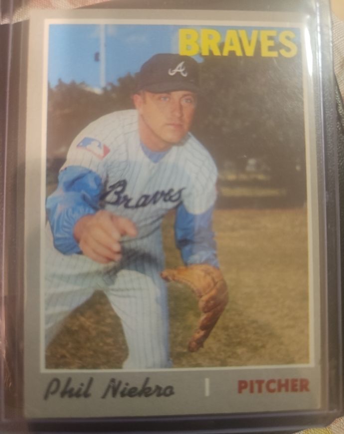 1971 Topps #300 Phil Niekro — front