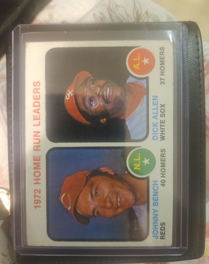 1973 Topps #197 Dick Allen / Johnny Bench — front