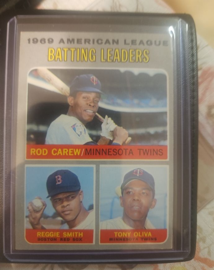 1970 Topps #1 Rod Carew — front