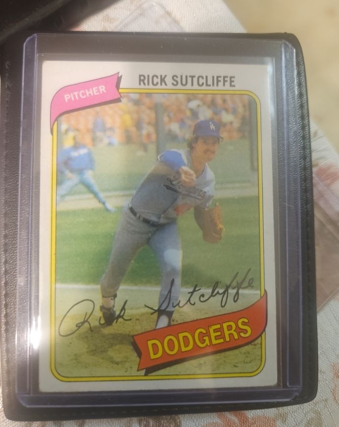 1981 Topps #482 Rick Sutcliffe — front