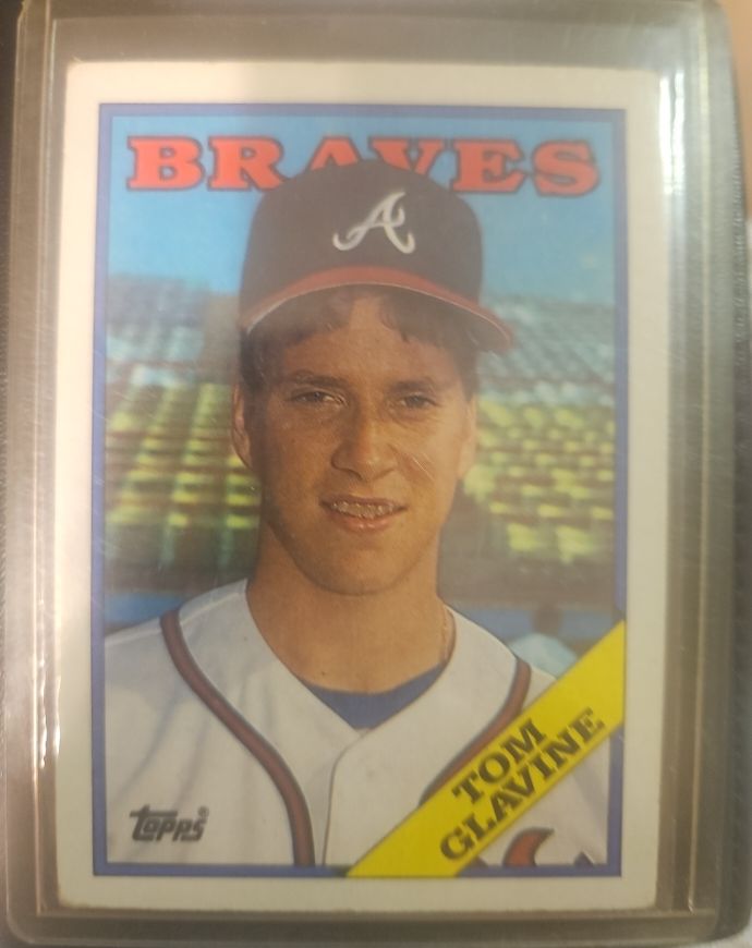 1987 Topps #300 Tom Glavine — front