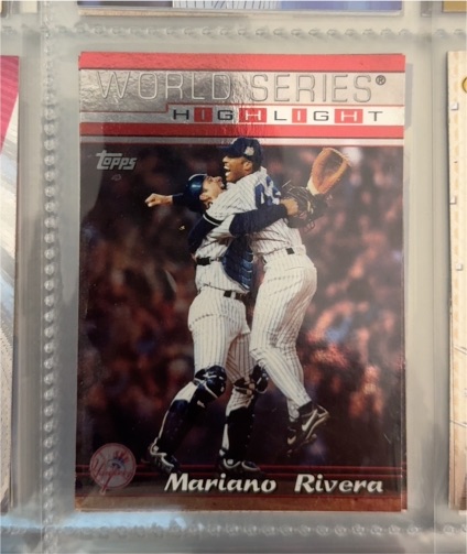 1996 Topps World Series Highlight Mariano Rivera — front