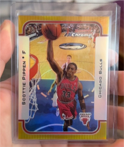 1997 Bowman Chrome #33 Scottie Pippen — front