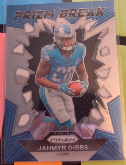 2023 Panini Prizm Prizm Break Jahmyr Gibbs — front