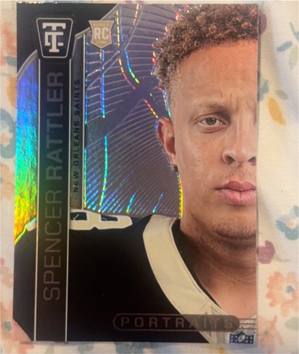 2022 Panini Portraits #POR-22 Spencer Rattler — front