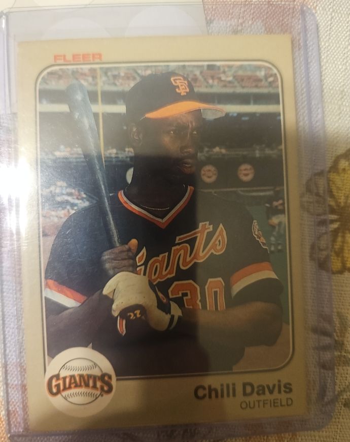 1987 Fleer #30 Chili Davis — front