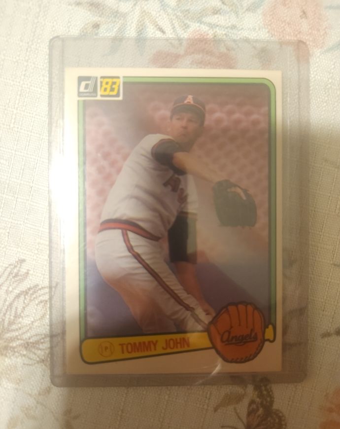 1983 Donruss #83 Tommy John — front