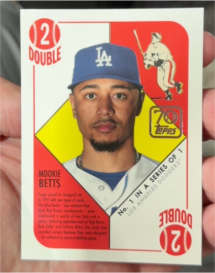 1951 Topps #2 Mookie Betts — front
