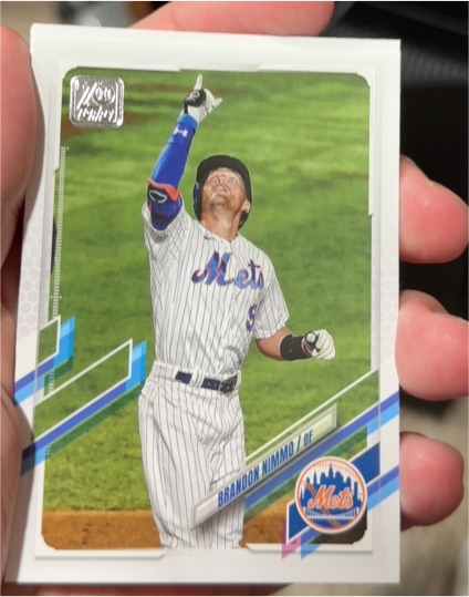 2021 Donruss Optic #6 Brandon Nimmo — front