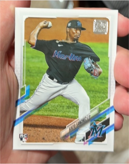 2020 Topps #248 Sixto Sanchez — front