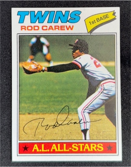 1977 Topps #1 Rod Carew — front