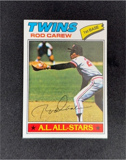 1980 Topps #1 Rod Carew — front
