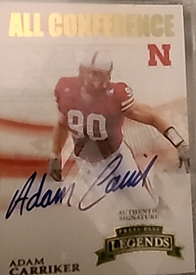 2006 Fleer Authentix #AC-AC Adam Carriker — front
