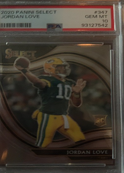 2020 Panini Select #347 Jordan Love — front