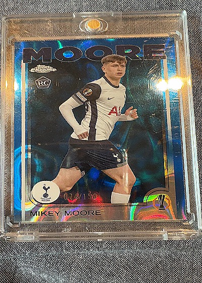 2022 Topps Chrome Premier League #RC Mikey Moore — front