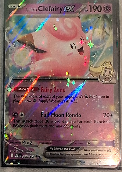 2014 Pokémon XY #056 Lillie's Clefairy ex — front