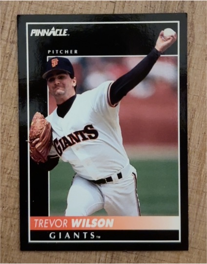 1991 Pinnacle #350 Trevor Wilson — front