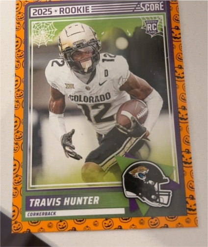2025 Score Rookie Travis Hunter — front