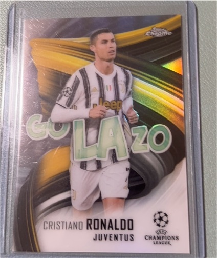 2018 Topps Chrome UEFA Champions League #GL-CR Cristiano Ronaldo — front