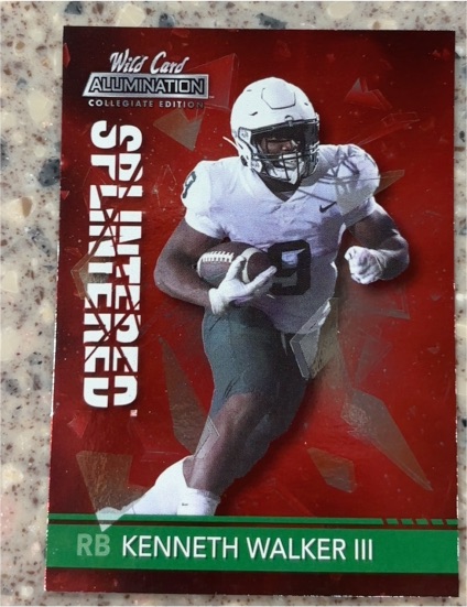 2022 Wild Card Allumination Collegiate Edition Splintered Kenneth Walker III — front