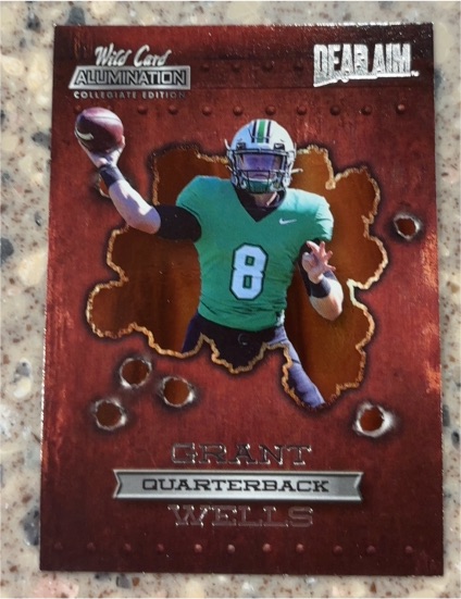 2021 Wild Card Allumination Collegiate Edition Dear A.I.M. Grant Wells — front