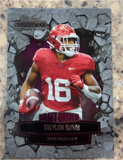 2022 Wild Card Alumnation Draft-Driven #Treylon Burks — front