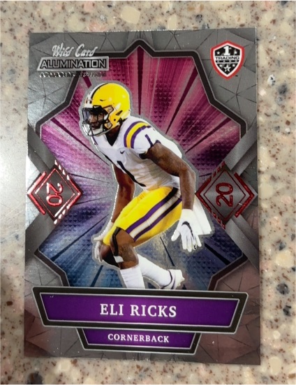 2020 1st Trading Company Allmination #20 Eli Ricks — front
