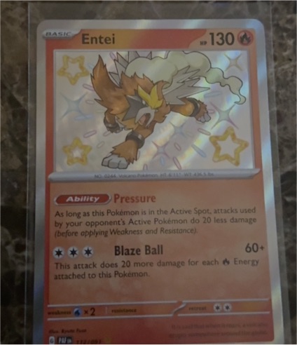 2023 Pokémon Scarlet & Violet Paldea Evolved #111 Entei — front