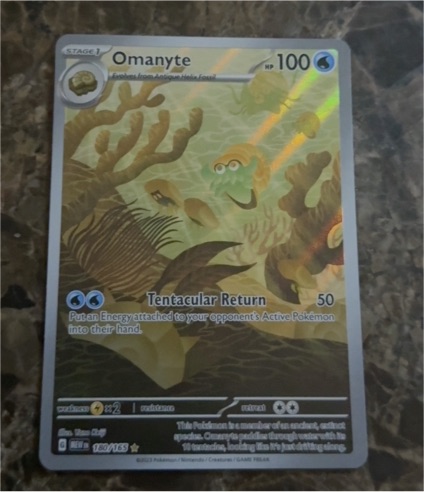 2013 Pokémon #20 Omanyte — front