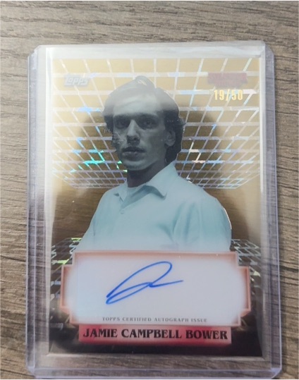 2022 Topps Transcendent Jamie Campbell Bower #19/50 — front
