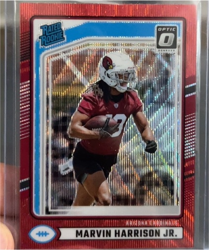2022 Donruss Optic Rated Rookie Marvin Harrison Jr. — front