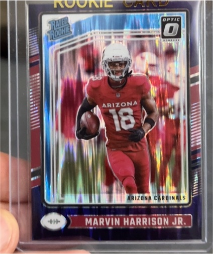 2021 Donruss Optic #18 Marvin Harrison Jr. — front