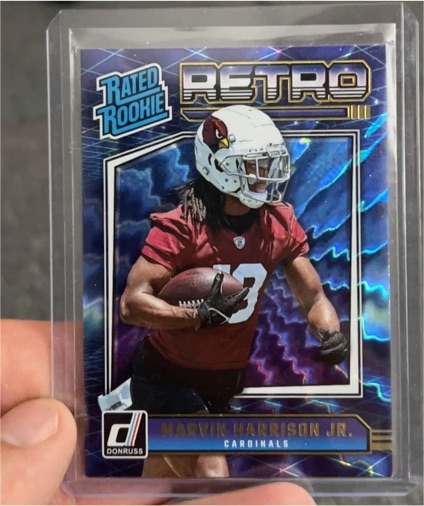 2022 Donruss Rated Rookie Retro #RR-1 Marvin Harrison Jr. — front